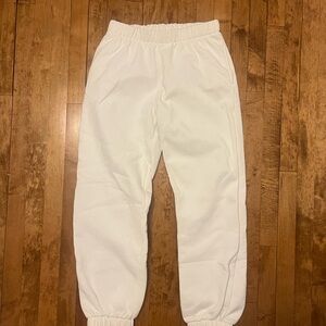 Brandy Melville white sweatpants